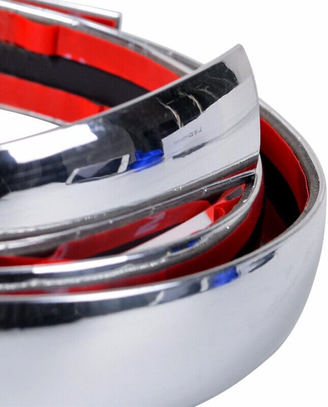 ya 4 8.8 3-Meter Truck car Chrome Plated Decorative Strip Grille Window Door Bumper Parts