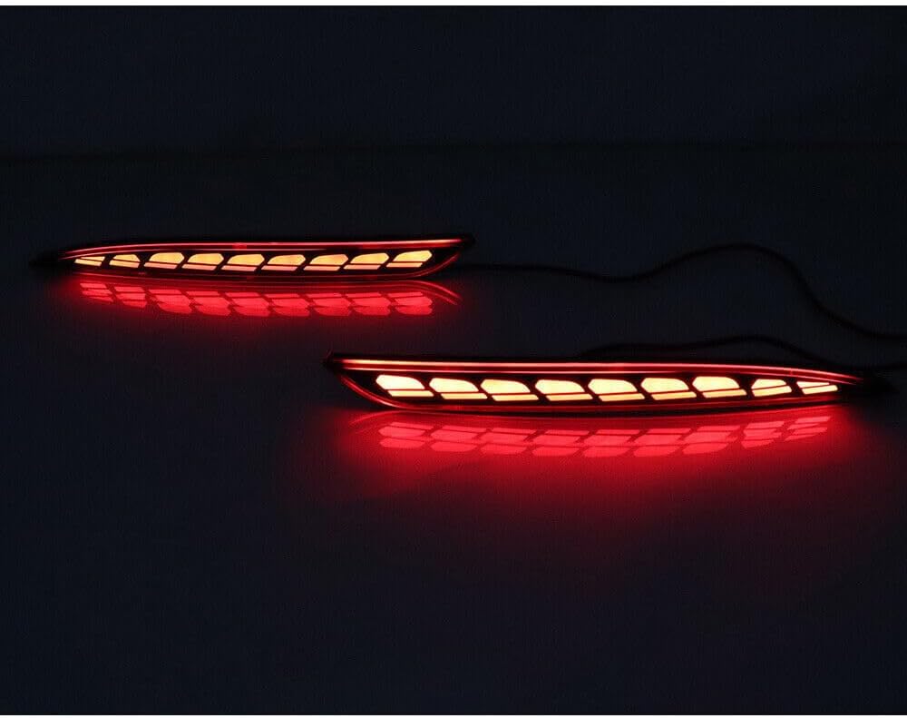 ya 10 9.16 zhengce Suitable for Tesla Model Y 2020-2022 LED rear bumper taillights brake+turn+