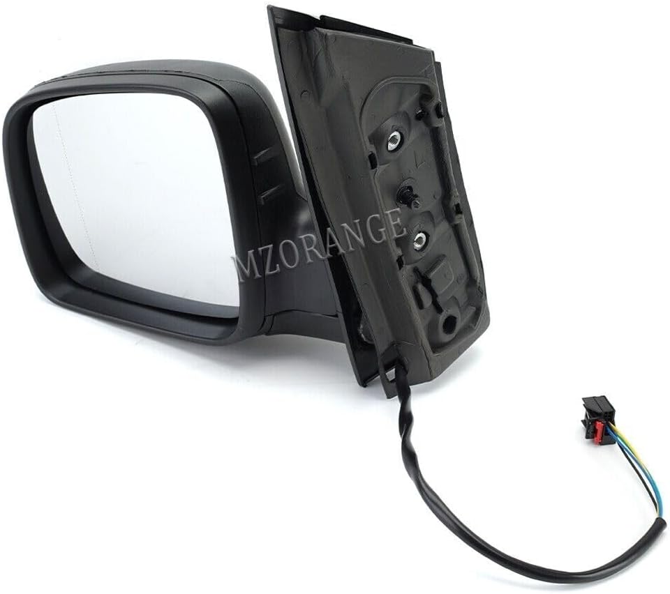ya 14 9.20 zhengce for VW Caddy MK3 2C 2K 04-15 Au?enspiegel Rockspiegel 5 Draht Beheizbar Li-1