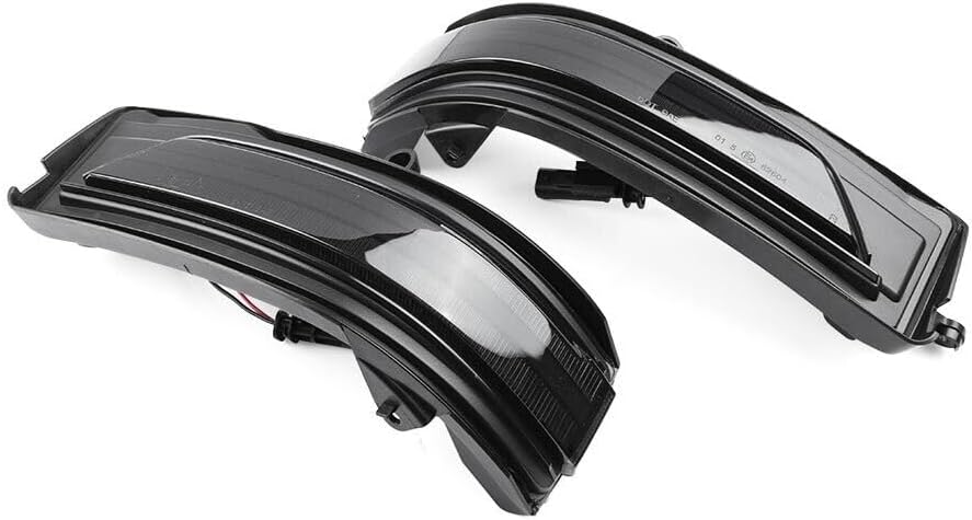 ya 4 8.10 2-Pack Dynamic Amber LED Smoke Lens Side Mirror Signal Lights for 2019-2022 for Ram 1500