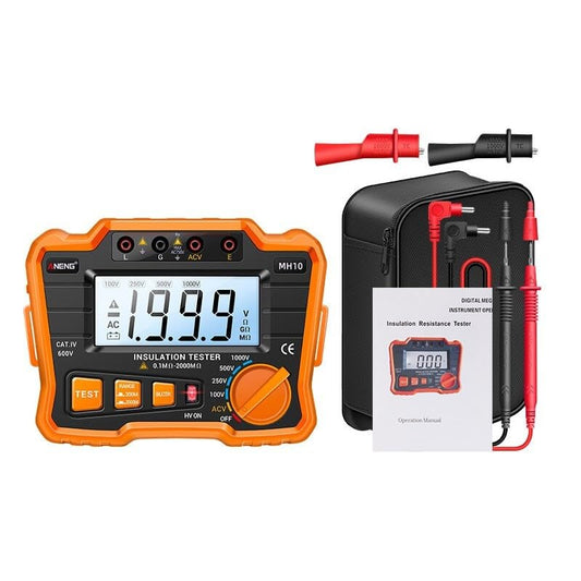 ya 16 10.20 baidi ANENG MH10 1000V 2000M¦¸ Insulation Tester Digital Insulation Resistance Tester