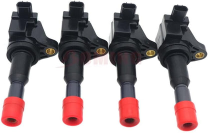 ya 9 10.24 Set of 4 Ignition Coil For 2006-2008 for Honda Fit 1.5L l4 C1578 UF581 30520-PWC-003