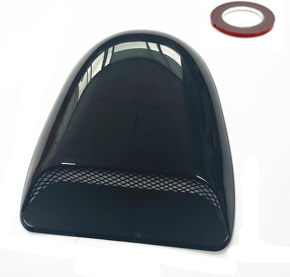 ya 4 8.14 Car Air Flow Intake Scoop Accessory Hood Bonnet Decorative Vent Cover Kit Black