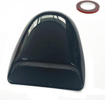 ya 4 8.14 Car Air Flow Intake Scoop Accessory Hood Bonnet Decorative Vent Cover Kit Black