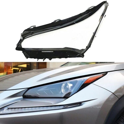 ya 4 8.14 for Lexus NX200 NX300h 2015-2021 Left headlight lens transparent protective cover + sealant 