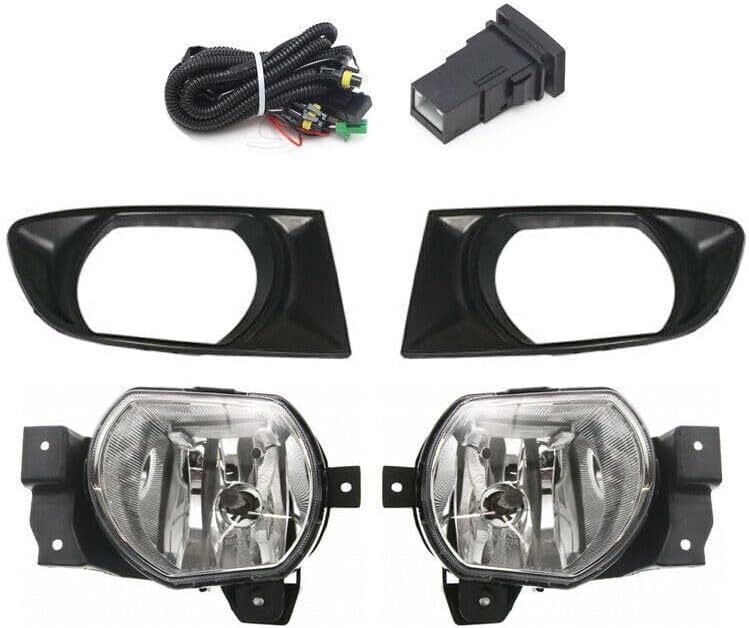 ya 2 8.15 Front bumper fog lamp cover fog lamp suitable for Kia Rio RS 2002 03-06 with wire switch