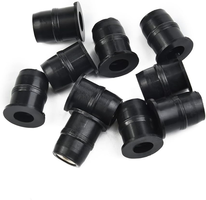 ya 2 8.15 10PCS M5 Rubber Nut 5mm Metric Motorcycle Windscreen Well Nut Wellnuts Brass Nut