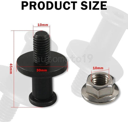 ya 10 9.16 baidi Tail Gate Tailgate Latch Striker Bolts 2X for 1999-06 for Chevy for Silverado for GMC for Sierra
