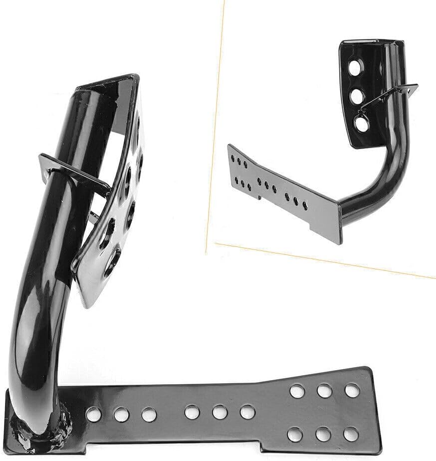 ya 4 8.14 Left Side Foot Rest Kick Pedal Fit for Jeep for Wrangler JK 07-16 Black Non-slip