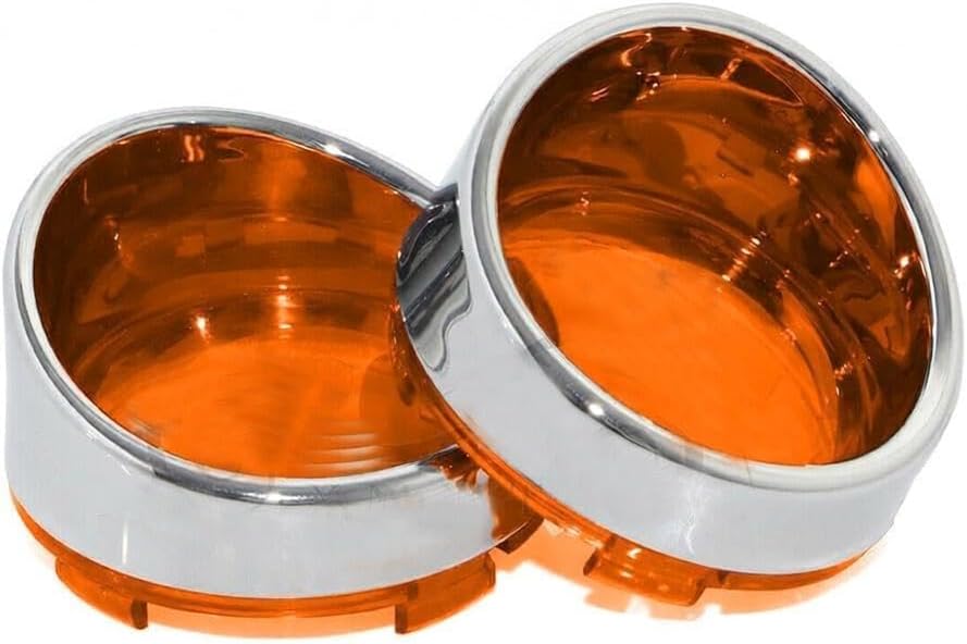 ya 28 10.13 zhengce for Harley Sportster Softail Dyna Turn Signal Light Amber Len Cover Bezels
