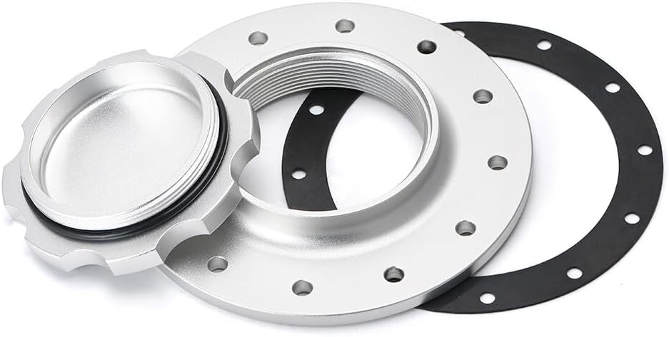 ya 8 8.24 baidi Alu for Mini um Twist On Filler Neck Cap Billet Fuel Cell Cap Flush Mount 3'' 12Hole