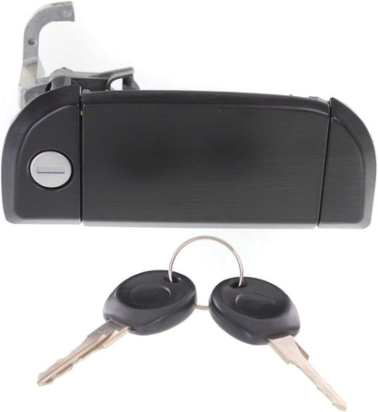 ya 2 8.15 Door Handle Front Passenger Right Side for VW Smooth Black RH Hand 701837206