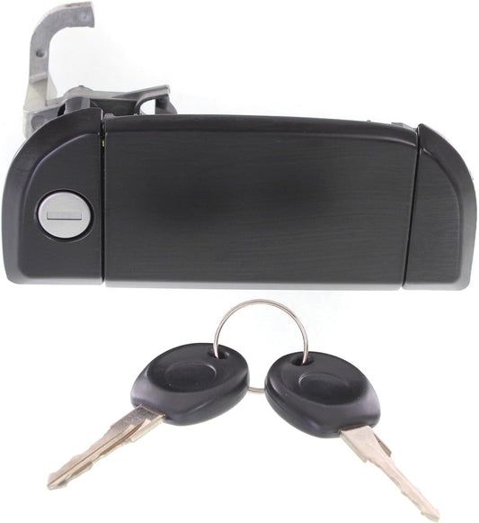 ya 2 8.15 Door Handle Front Passenger Right Side for VW Smooth Black RH Hand 701837206