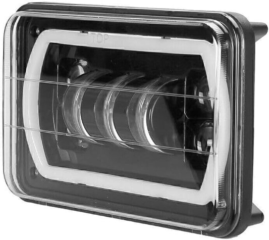 ya 14 9.20 zhengce Waterproof 6 LED Headlights Hi-Lo Beam DRL lamp Fit for Kenworth for Peter-1