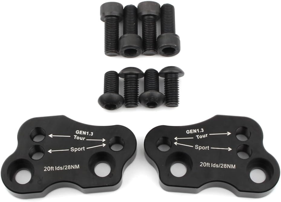ya 11 9.14 baidiAdjustable Handlebar Risers Adapter for Honda Goldwing 1800 GL1800 2018-20