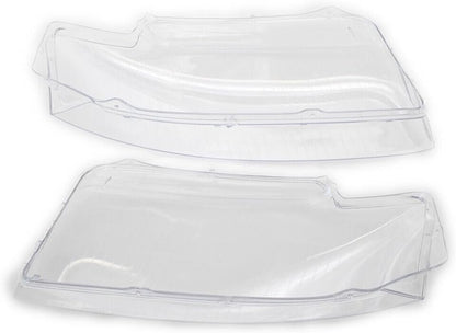 ya 6 8.14 Fit for Audi A4 B6 2002-05 Replacement Headlight Head Lamp Lens Cover Left + Right