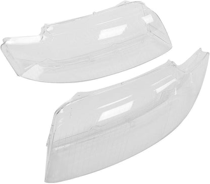 ya 7 8.24 baidi Pair Left + Right Headlight Headlamp Clear Lens Cover for Audi A4 B6 2002-2005