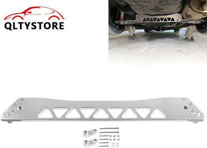 ya 9 10.24 Billet Rear Lower Subf for Ram e Support with Bar for 1996-2000 for Honda for Civic EG Silver -