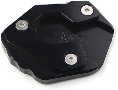 ya 5 8.24 baidi Morocycle Kickstand Side Stand Extension Plate Pad for Yamaha MT-07 FZ-07 Black