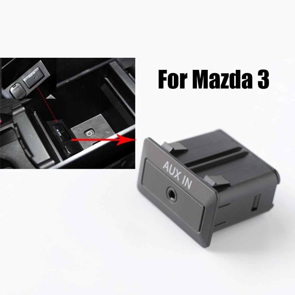 ya 23 10.7 baidi Reliable AUX Stereo Connection Socket for for for Mazda 3 2010 2013 TD7466DFX5717