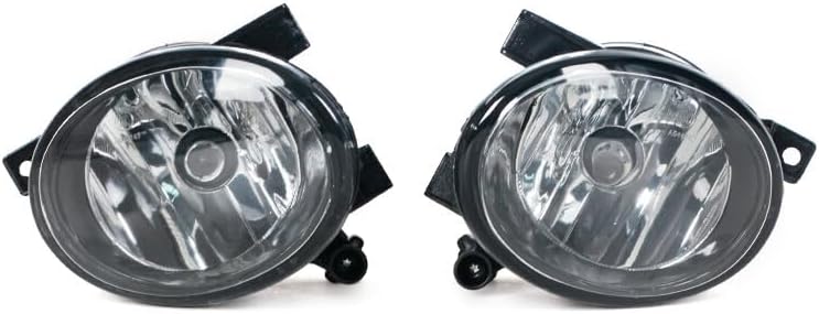ya 9 10.24 2Pcs Front Clean Lens Fog Light Lamp for VW for Tiguan 2012 2013 2014 2015 2016 2017