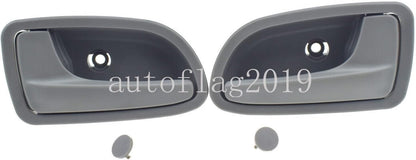 ya 4 8.24 baidi Pair of Gray Interior Door Handles Left and Right Side for 2003-2005 for Kia Rio 