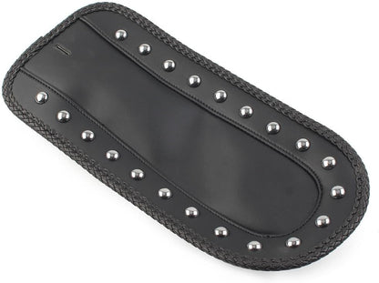 ya 4 8.10 Black PU Leather Rear Fender Bib Studs Solo for SEAT Fit for Kawasaki Vulcan 1500