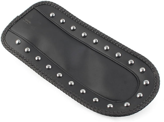 ya 4 8.10 Black PU Leather Rear Fender Bib Studs Solo for SEAT Fit for Kawasaki Vulcan 1500