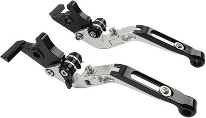 ya 10 9.16 zhengce Folding Extendable Brake Clutch Levers Fit for Suzuki GSXR750 600/750 Katan