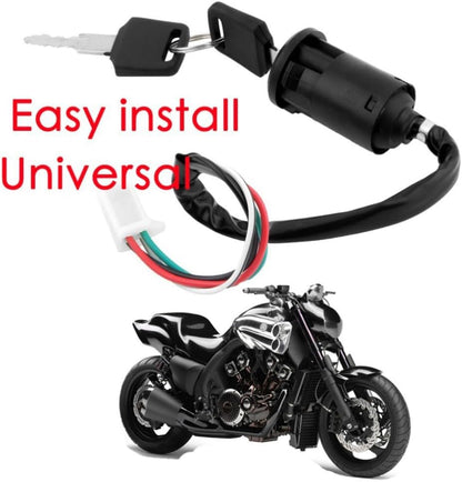 ya 5 8.10 Ignition Lock Cylinder Starter Lock Keys for Dirt Bike Scooter