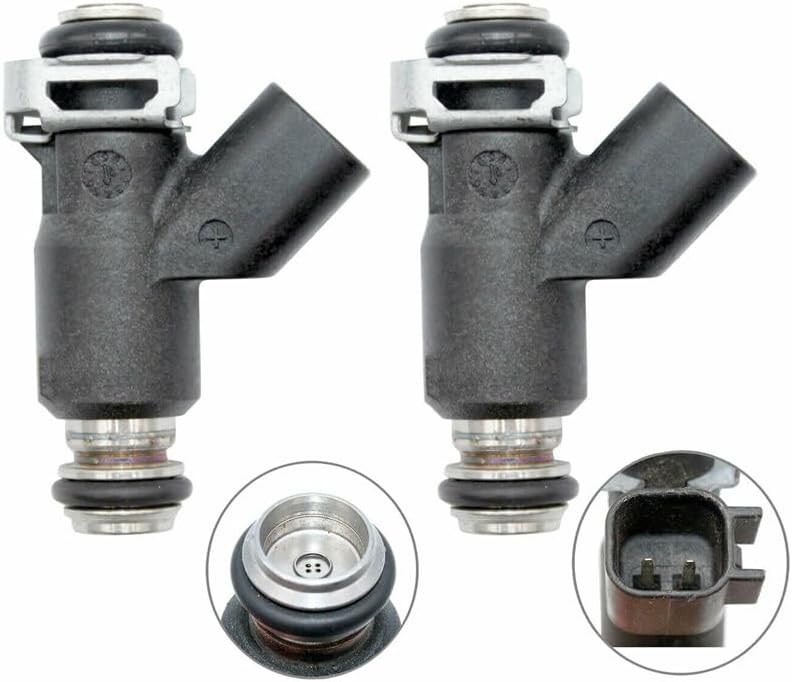 ya 5 8.24 baidi 25377439 Set 2 Fuel Injectors For HiSun EFI 700 ATV UTV MASSIMO Qlink TSC YS MSU