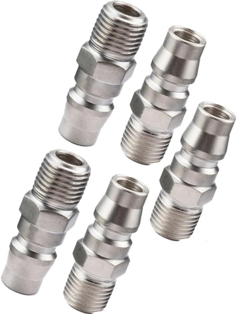 ya 14 9.20 baidi 5PCS For NITTO Male-Coupling Air Fitting With 1/4inch Male-Thread (20PM)-2