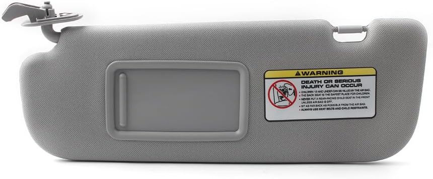 ya 11 9.14 baidiCar Gray Sun Visor Left Driver Side for Hyundai for Elantra 2011-15 12 852103X000TX