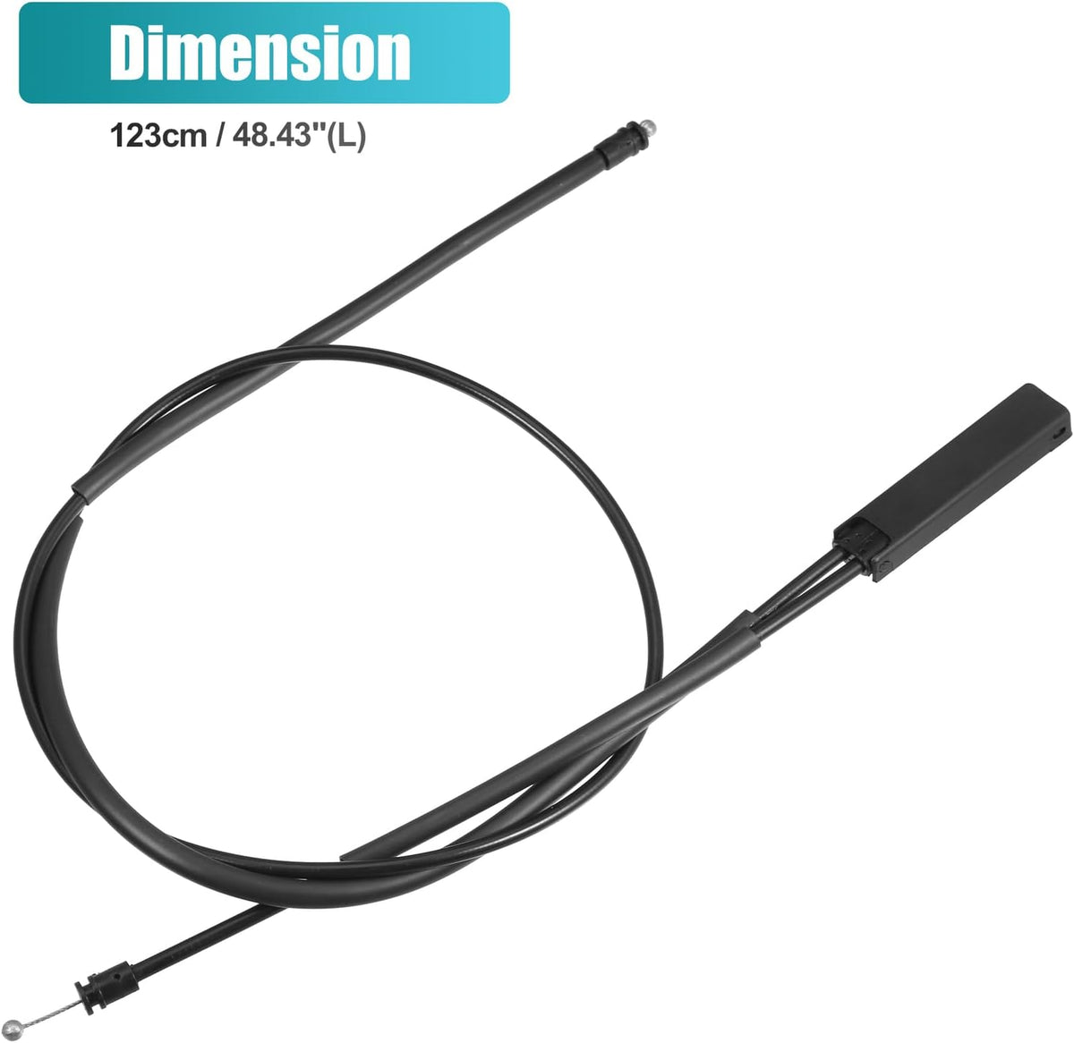ya 10 9.16 baidi 51237210735 51-23-7-210-735 Car Hood Release Cable Suitable for BMW X3 X4 Black
