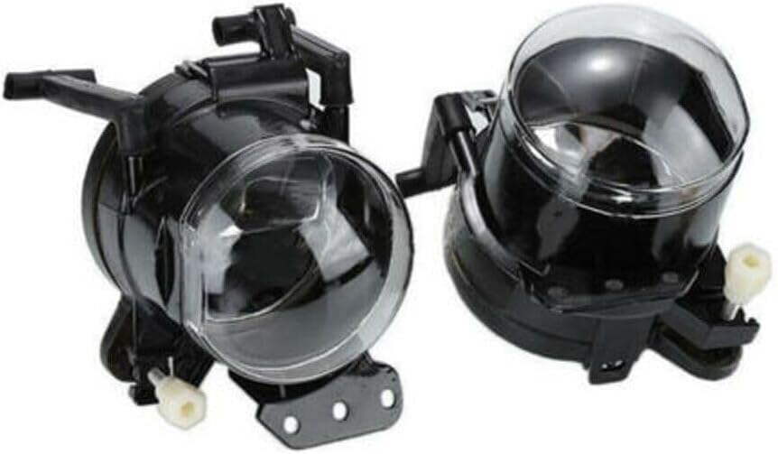 ya 10 9.16 zhengce 2x Front Fog Lights Lamps Housing Clear Fit for BMW E60 E61 E63 E46 X3 325i