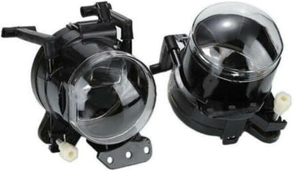 ya 10 9.16 zhengce 2x Front Fog Lights Lamps Housing Clear Fit for BMW E60 E61 E63 E46 X3 325i