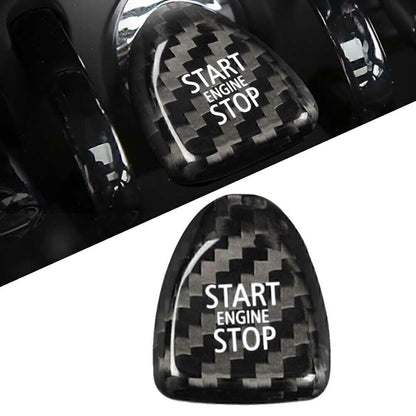 ya 6 8.24 baidi Black Carbon Keyless Start Button Cover Fit for BMW for Mini Cooper F Model F54 F55 F56