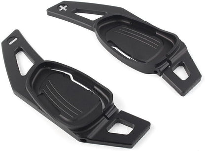 ya 4 8.8.2 2 x Steering Wheel Shift Paddle Shifter Trim Cover for Audi A5/S5/SA5 RS3 Black