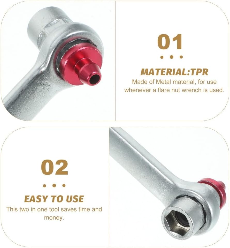 ya 10 9.16 baidi 11 Mm Brake Bleeding Wrench Oil Discharge Power Steering Bleeder Drainer