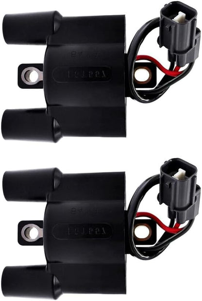 ya 9 10.24 2 pcs ignition coil F6T557 for Kawasaki STX-12F 2003-2007 / Ultra 250X 2007-2008-
