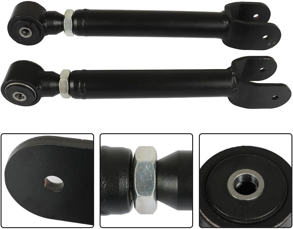 ya 9 10.24 New Front Upper Heavy Duty Adjustable Control Arms for 1986-2001 for Jeep Cherokee- A