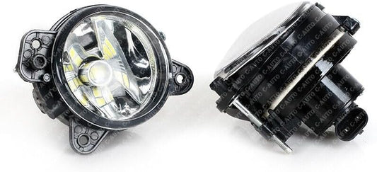 ya 4 8.10 Set front halogen+LED fog lights for VW Polo GTI 9N3 MK4 2005-2010