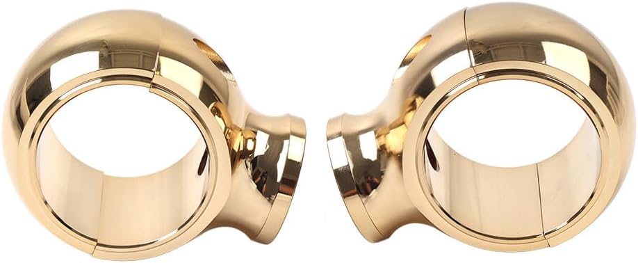 ya 6 8.14 2 Rise Handlebar Riser Clamp Mount Gold for Harley Sportster Softail