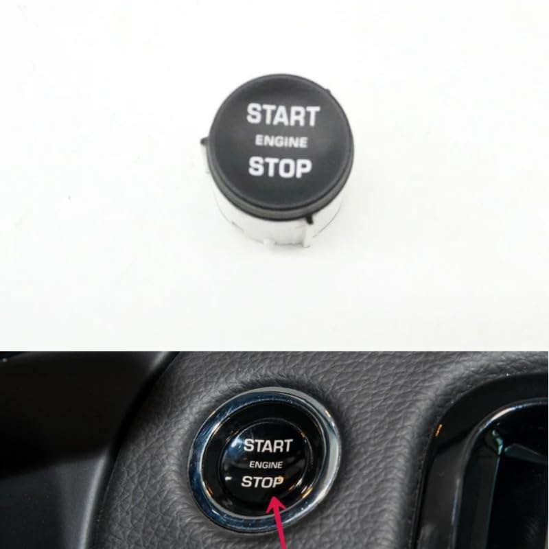 ya 8 8.24 baidi Engine Ignition Starter Start Stop Button Switch Cover for Jaguar XJ XJL
