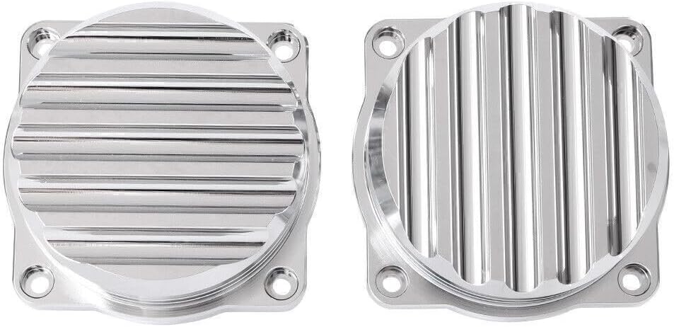 ya 2 8.15 2x Silver Carburetor Cover Ripple Sliver Fit Sc for Ram bler/Thruxt 900 08-15