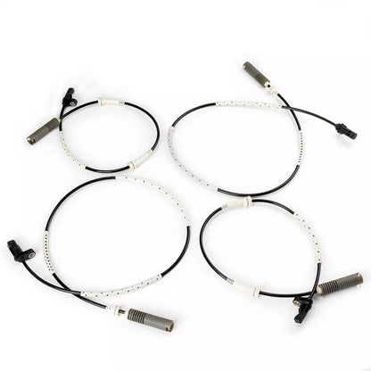 ya 9 10.24 4-Pack Front and Rear ABS Wheel Speed sensors Left and Right for BMW E82 128i E90 328i-