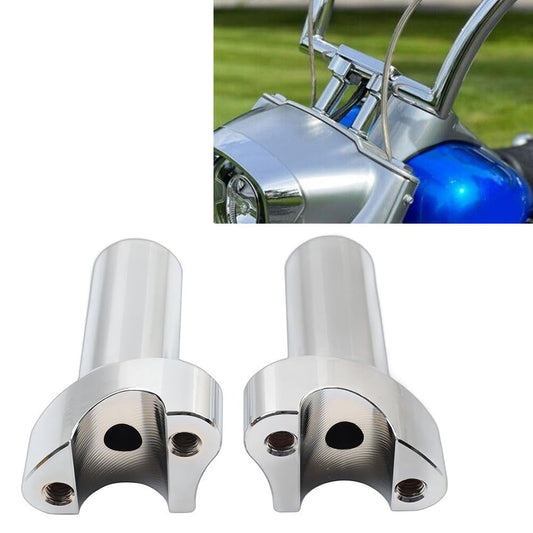 ya 4 8.8.2 for Harley 1 Bar Dyna Sportster Softail 3.5 Straight Handlebar Risers Chrome