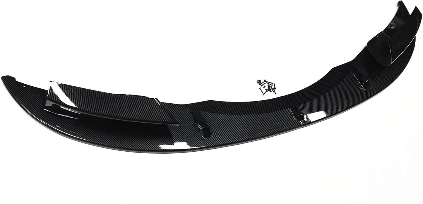 ya 2 8.15 Carbon Fiber Look Front Bumper Boiler Wing Lip for BMW E92 M3 2007-2013