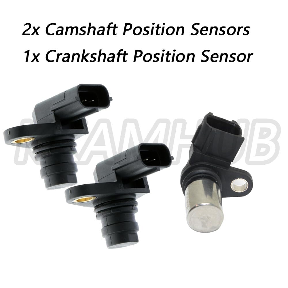 ya 5 8.24 baidi 2 camshaft and 1 crankshaft Position sensors for Volvo C30 C70 S40 V50 2.5L 2.4L
