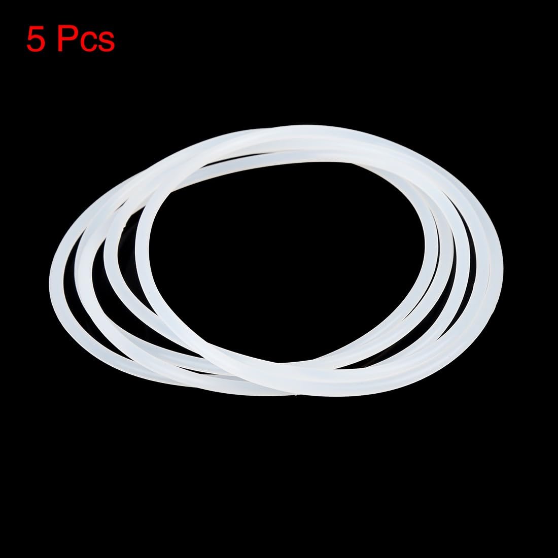 ya 13 9.15 baidi 5PC Silicone O-Rings, 92mm OD, 85.8mm ID, 3.1mm Width, Seal Gasket White